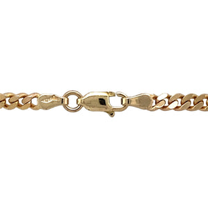 Preowned 9ct Yellow Gold 30" Curb Chain with the weight 25.20 grams and link width approximately 3mm 