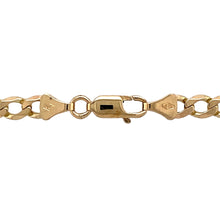 Load image into Gallery viewer, Preowned 9ct Yellow Gold 22&quot; Curb Chain with the weight 14.20 grams and link width 5mm
