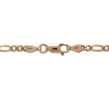 Load image into Gallery viewer, Preowned 9ct Yellow Gold 18&quot; Figaro Chain with the weight 7 grams and link width 3mm
