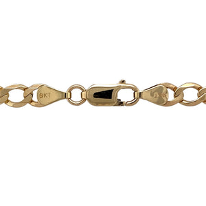 Preowned 9ct Yellow Gold 20" Curb Chain with the weight 14.30 grams and link width 6mm