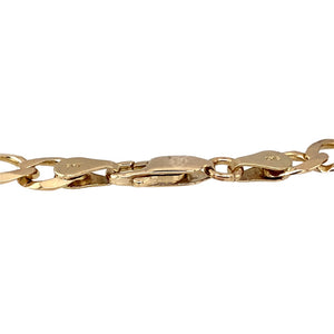 Preowned 9ct Yellow Gold 8" Curb Bracelet with the weight 5.80 grams and link width 6mm
