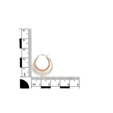 Load image into Gallery viewer, 925 Silver Clogau Double Hoop Creole Earrings
