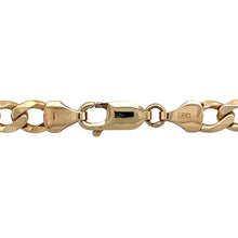 Load image into Gallery viewer, Preowned 9ct Yellow Gold 20&quot; Figaro Chain with the weight 24.40 grams and link width 6mm
