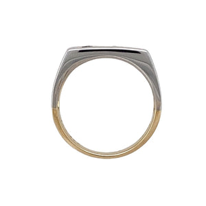 9ct Gold & Diamond Set Signet Ring