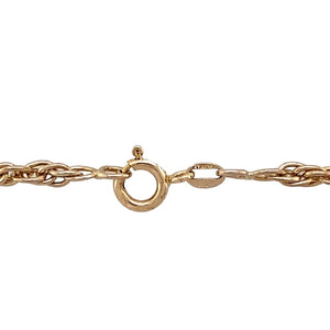 Preowned 9ct Yellow Gold 18" Thick Prince of Wales Chain with the weight 12.50 grams and link width 4mm