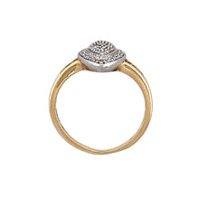 Load image into Gallery viewer, 9ct Gold &amp; Diamond Set Pear Shaped Cluster Ring
