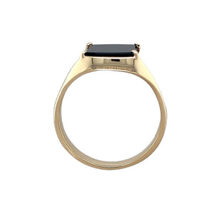 9ct Gold & Onyx Set Signet Ring