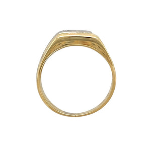 18ct Gold & Diamond Set Signet Ring