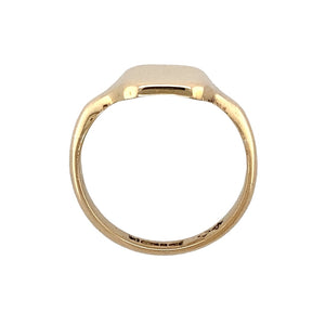 9ct Gold Rectangle Signet Ring