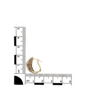 Load image into Gallery viewer, 9ct Gold &amp; Diamond Set Cluster Stud Earrings
