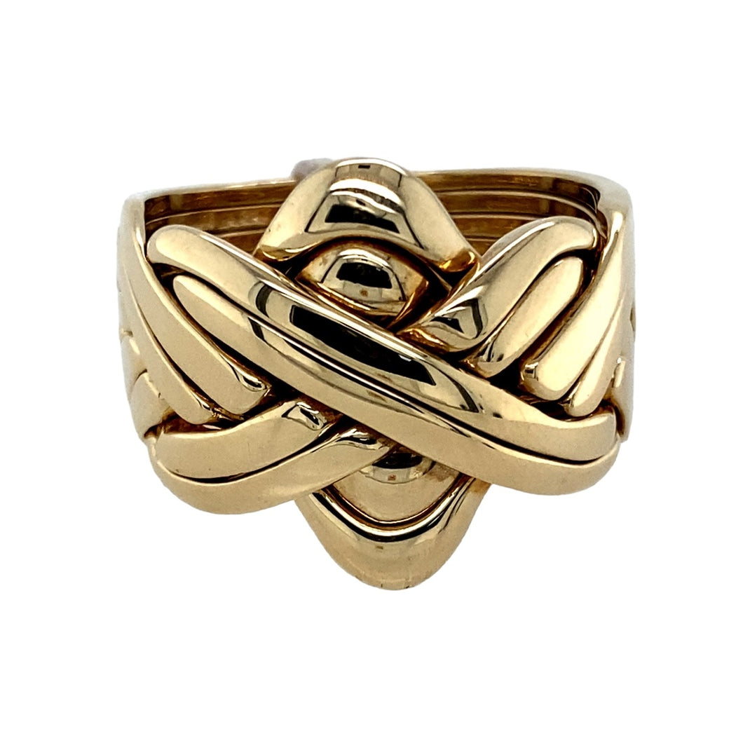 9ct Gold Puzzle Ring