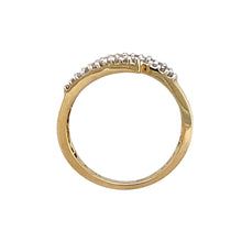 Load image into Gallery viewer, 9ct Gold &amp; Diamond Set Wrap Around Ring
