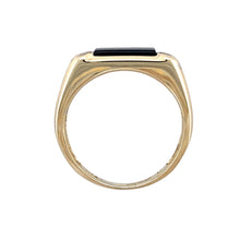 Load image into Gallery viewer, 9ct Gold Diamond &amp; Onyx Set Signet Ring
