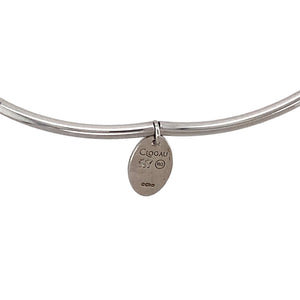 925 Silver Clogau Heart Stretchy Bangle