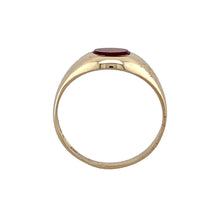 Load image into Gallery viewer, 9ct Gold &amp; Carnelian Set Oval Signet Ring
