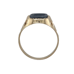 9ct Gold & Hematite Centurion Signet Ring