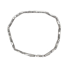 Load image into Gallery viewer, 9ct White Gold &amp; Cubic Zirconia Set 7.5&quot; Bar Bracelet
