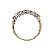 Load image into Gallery viewer, 9ct Gold &amp; Moissanite Set Band Ring
