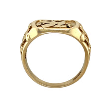 Load image into Gallery viewer, 9ct Gold Welsh Dragon Signet Ring
