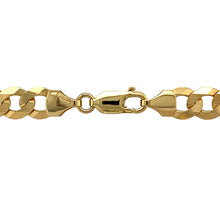 Load image into Gallery viewer, New 9ct Yellow Gold 20&quot; Curb Chain with the weight 24.80 grams and link width 8mm
