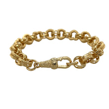 Load image into Gallery viewer, New 9ct Gold 6&quot; Heart Link Bracelet
