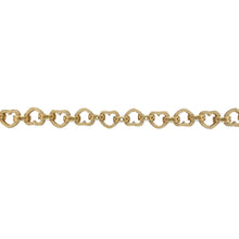 Load image into Gallery viewer, New 9ct Gold 7.5&quot; Heart Link Bracelet
