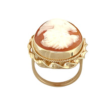 Load image into Gallery viewer, 9ct Gold &amp; Cameo Set Large Dress Ring
