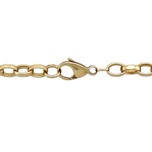 Preowned 9ct Yellow Gold 21" Belcher Chain with the weight 17.20 grams and link width 4mm