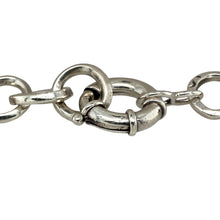 Load image into Gallery viewer, Preowned 925 Silver 8.5&quot; Belcher Link Bracelet with the wight 37.20 grams and link width 13mm
