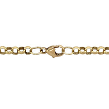 Load image into Gallery viewer, Preowned 9ct Yellow Gold 18&quot; Belcher Chain with the weight 10.10 grams and link width 3mm
