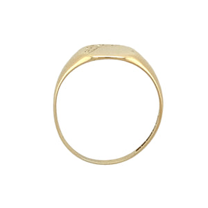 9ct Gold Patterned Signet Ring