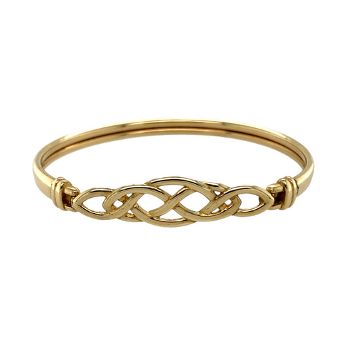 9ct Gold Celtic Knot Bangle