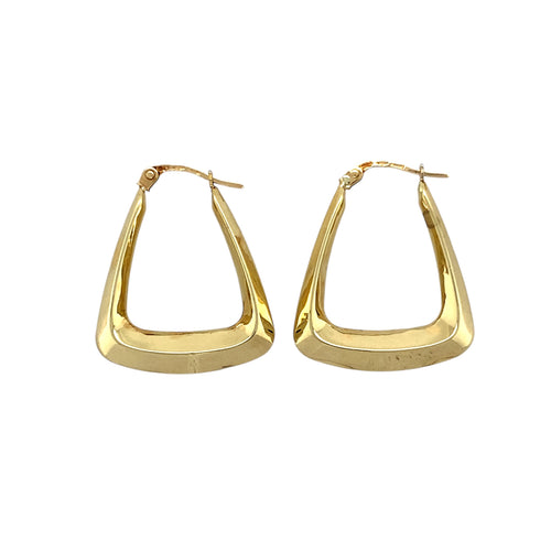 9ct Gold Handbag Creole Earrings