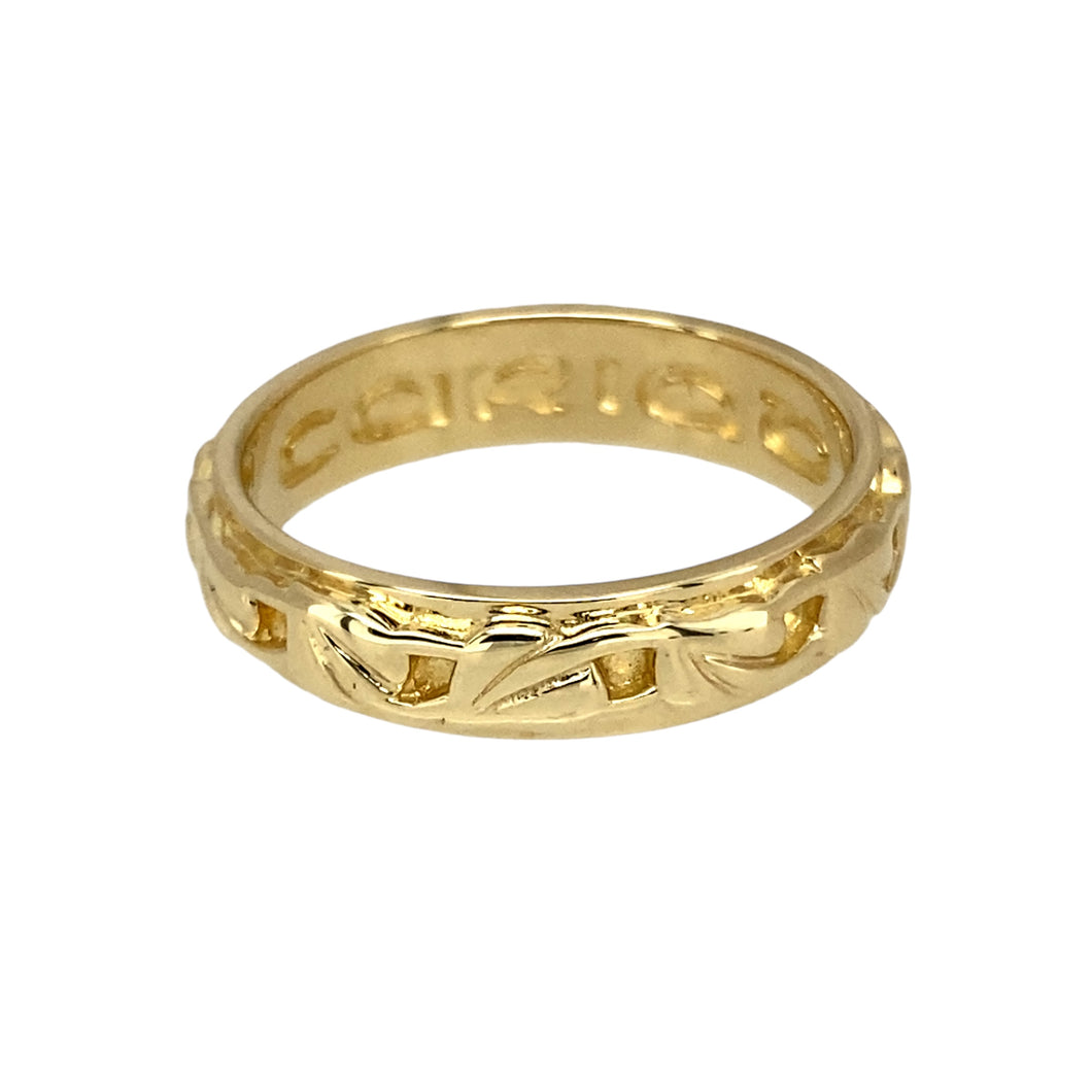 9ct Gold Clogau Cariad Tree of Life Band Ring