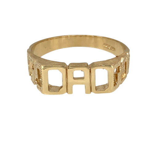 New 9ct Gold Dad Ring