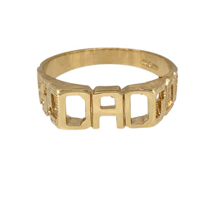 New 9ct Gold Dad Ring