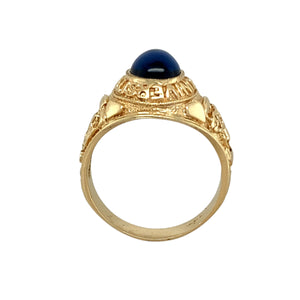 New 9ct Gold & Blue Stone Graduation Ring