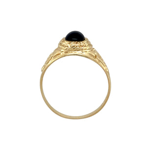 New 9ct Gold & Blue Stone Graduation Ring