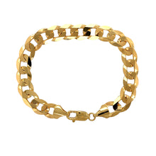 Load image into Gallery viewer, New 9ct Solid Gold 8.75&quot; Curb Bracelet
