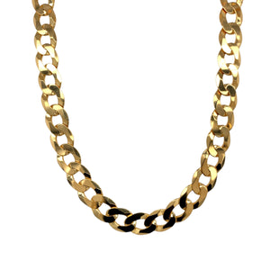 New 9ct Solid Gold 26" Curb Chain 26 grams