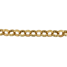 Load image into Gallery viewer, New 9ct Solid Gold 9&quot; Patterned Belcher Bracelet
