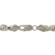 Load image into Gallery viewer, New 925 Silver 24&quot; Solid Rope Chain with the weight 97.50 grams and link width 8mm
