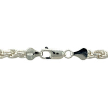 Load image into Gallery viewer, New 925 Silver 24&quot; Solid Rope Chain with the weight 45.90 grams and link width 5mm
