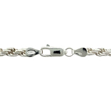 Load image into Gallery viewer, New 925 Silver 26&quot; Solid Rope Chain with the weight 30.90 grams and link width 4mm
