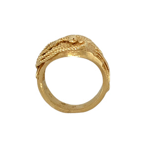 New 9ct Gold Saddle Ring