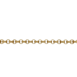 New 9ct Gold 7.5" Heart Link Bracelet