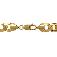 Load image into Gallery viewer, New 9ct Solid Yellow Gold 22&quot; Curb Chain with the weight 54.50 grams and link width 11mm
