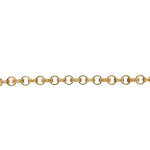 New 9ct Gold 7.75" Heart Link Bracelet