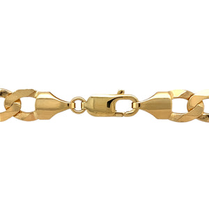 New 9ct Solid Yellow Gold 30" Curb Chain with the weight 56.90 grams and link width 9mm