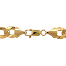 Load image into Gallery viewer, New 9ct Solid Yellow Gold 28&quot; Curb Chain with the weight 70.60 grams and link width 10mm
